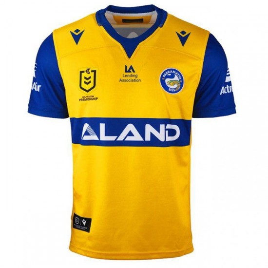 Camisola Parramatta Eels Rugby Equipamento Segundo 2021 Manga Curta